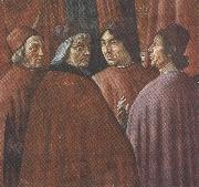 Sandro Botticelli Domenico Ghirlandaio,Stories of john the (mk36) Sweden oil painting artist